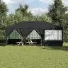 Svētku Telts Ar 10 Antracīta Sānu Sienām, 6X4 M, Pe Vidaxl
