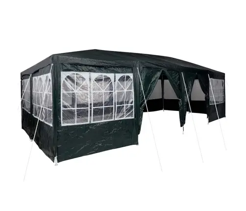 Šventės Palapinė Žalia 800 X 400 X 266 Cm Polietilenas