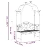 Aiapink Padjaga Valge 104 X 54 X 93 Cm Teras