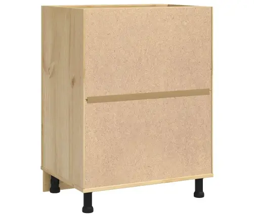 Plakans Ar Atvilktni Medus 60 X 46 X 81,5 Cm Ciets Priedes Koks Vidaxl