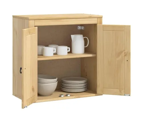 Plakans Ar Plauktu Medus 60 X 32 X 40 Cm Ciets Priedes Koks Vidaxl