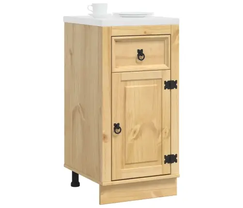 Plakans Ar Atvilktni Medus 40 X 46 X 81,5 Cm Ciets Priedes Koks Vidaxl