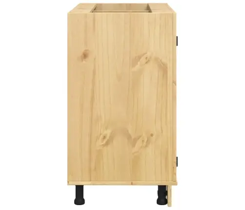 Plakans Ar Atvilktni Medus 80 X 46 X 81,5 Cm Ciets Priedes Koks Vidaxl