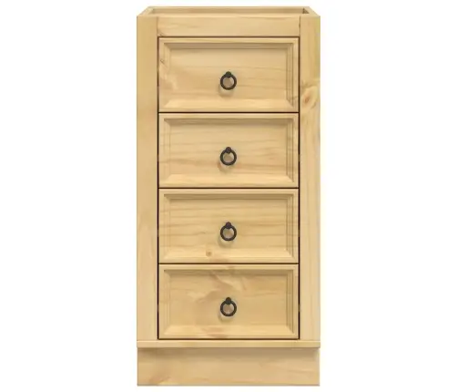 Plakans Ar Atvilktni Medus 40 X 46 X 81,5 Cm Ciets Priedes Koks Vidaxl