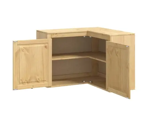 Plakans Ar Plauktu Medus 80 X 80 X 60 Cm Ciets Priedes Koks Vidaxl