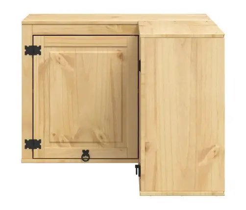 Plakans Ar Plauktu Medus 80 X 80 X 60 Cm Ciets Priedes Koks Vidaxl