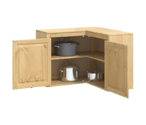 Plakans Ar Plauktu Medus 80 X 80 X 60 Cm Ciets Priedes Koks Vidaxl