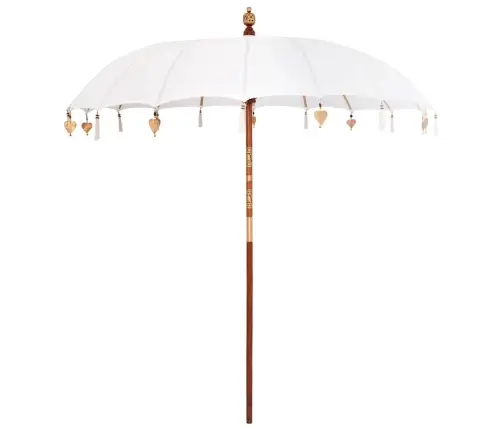 Baliešu Lietussargs Krēmkrāsa (210-220) X 260 Cm Vidaxl