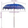 Balilaste Parasiil Sinine 215 X 215 X 260 Cm Puuvill
