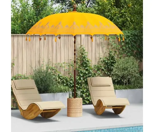 Balinės Skėtis Geltona 215 X 215 X 260 Cm