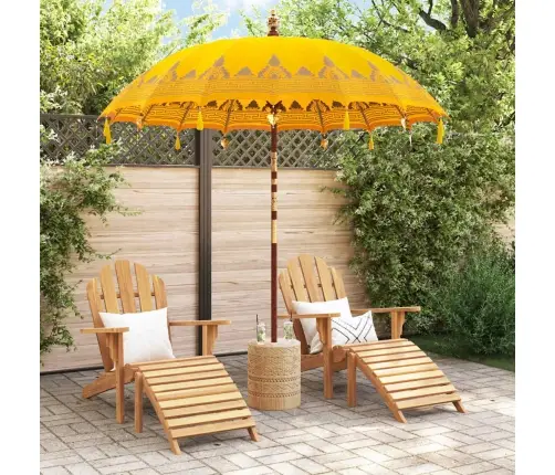 Balinės Skėtis Geltona 215 X 215 X 260 Cm