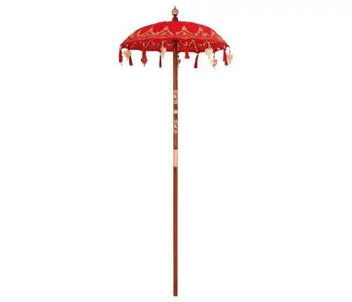 Baliešu Lietussargs Sarkana (90-100) X 260 Cm Vidaxl