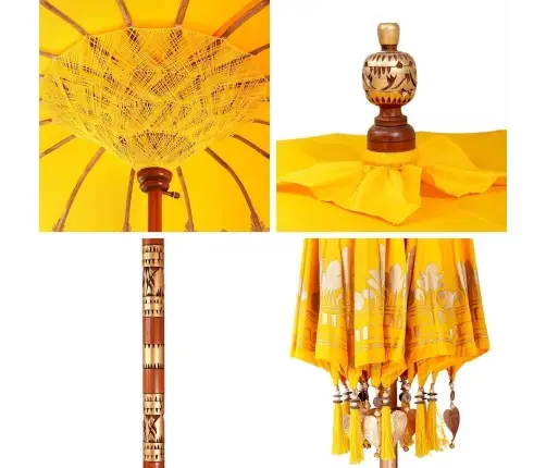 Baliešu Lietussargs Dzeltena (90-100) X 260 Cm Vidaxl Baliešu Lietussargs Dzeltena (90-100) X 260 Cm Vidaxl