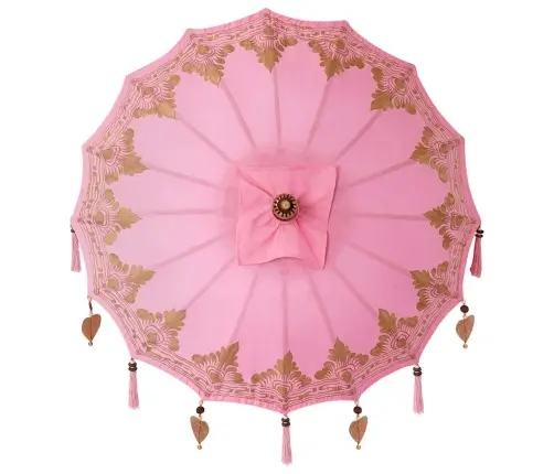 Baliešu Lietussargs Rozā (90-100) X 260 Cm Vidaxl