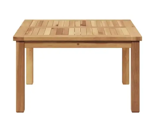 Kafijas Galdiņš Brūna 60 X 60 X 36 Cm Masīvs Tīkkoks Vidaxl