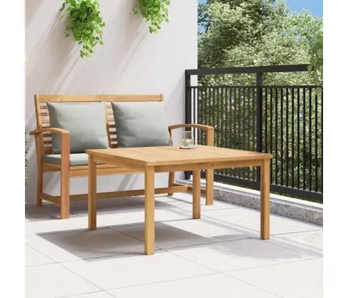 Kafijas Galdiņš Brūna 85 X 85 X 45 Cm Masīvs Tīkkoks Vidaxl