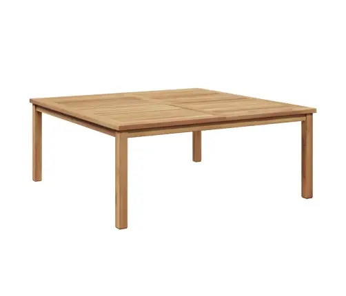 Kafijas Galdiņš Brūna 110 X 110 X 45 Cm Masīvs Tīkkoks Vidaxl