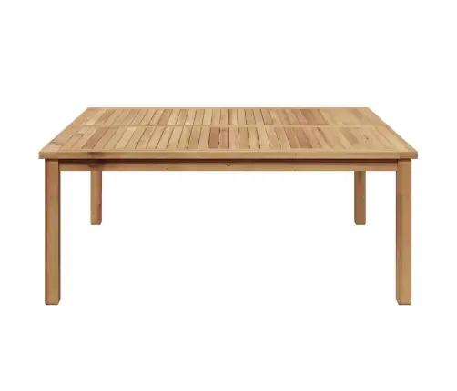 Kafijas Galdiņš Brūna 110 X 110 X 45 Cm Masīvs Tīkkoks Vidaxl