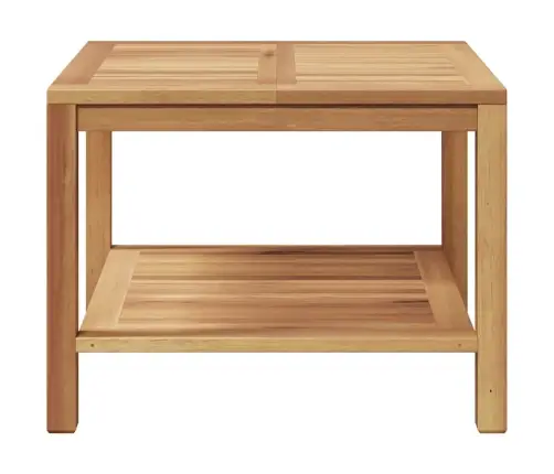 Kavos Staliukas Ruda 60 X 60 X 45 Cm Tikmedžio Masyvas