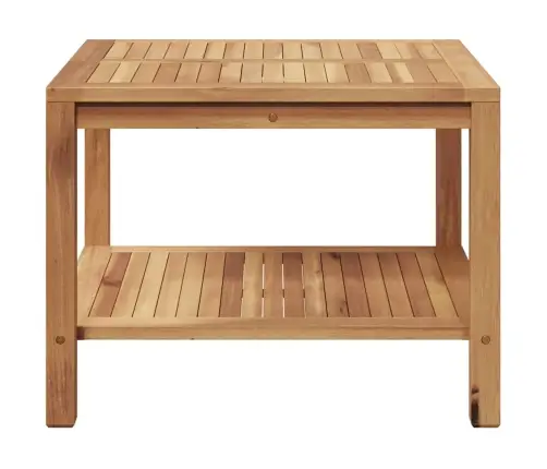 Kavos Staliukas Ruda 60 X 60 X 45 Cm Tikmedžio Masyvas