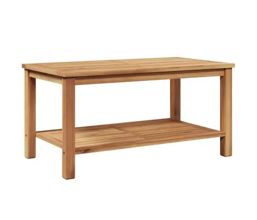Kafijas Galdiņš Brūna 90 X 50 X 45 Cm Masīvs Tīkkoks Vidaxl Kafijas Galdiņš Brūna 90 X 50 X 45 Cm Masīvs Tīkkoks Vidaxl