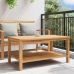 Kavos Staliukas Ruda 110 X 55 X 45 Cm Tikmedžio Masyvas