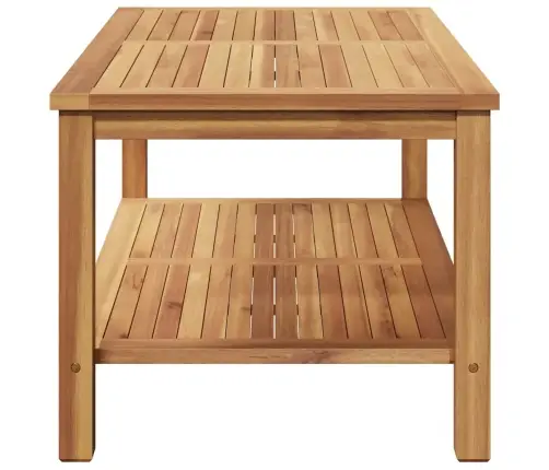 Kafijas Galdiņš Brūna 110 X 55 X 45 Cm Masīvs Tīkkoks Vidaxl