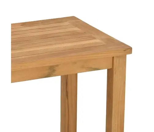 Konsoles Galds Brūna 85 X 35 X 75 Cm Masīvs Tīkkoks Vidaxl