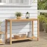 Kohvilaud Ladustamisega Pruun 110 X 40 X 45 Cm Tugev Tiikpuu