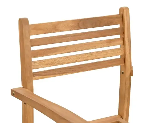 Dārza Saliekamās Krēsli 2 Pcs Brūna 55.5 X 55.5 X 90 Cm Vidaxl