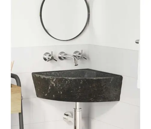 Kriauklė Pilka (30-37) X (30-37) X 12 Cm Upės Akmuo