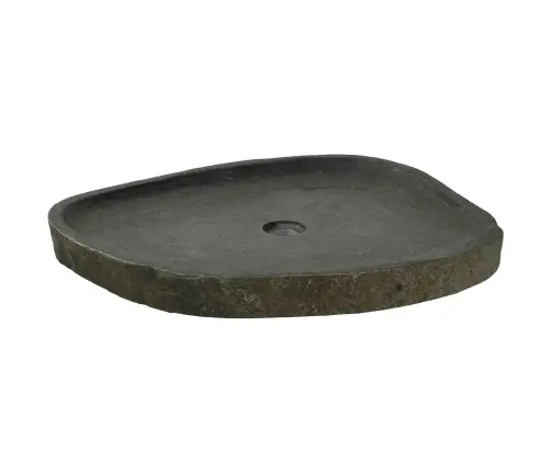 Izlietne Pelēka (55-65) X (40-50) X 6 Cm Upes Akmens Vidaxl