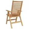 Dārza Krēsli 2 Pcs Brūna 52 X 64.5 X 108 Cm Akācijas Masīvkoks Vidaxl