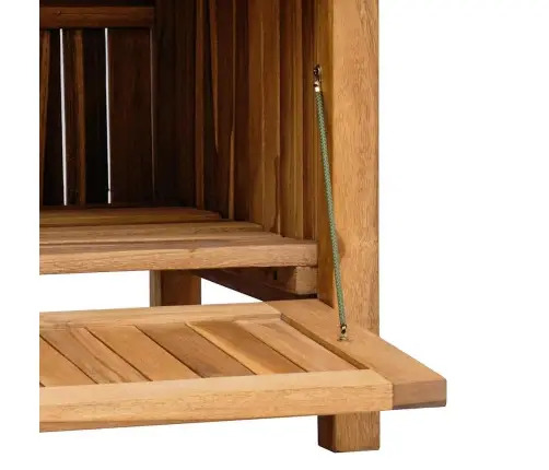 Dārza Krātuves Sols Brūna 228 X 60 X 90 Cm Masīvs Tīkkoks Vidaxl