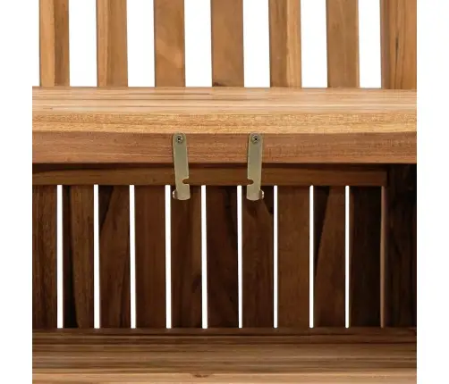 Dārza Krātuves Sols Brūna 228 X 60 X 90 Cm Masīvs Tīkkoks Vidaxl