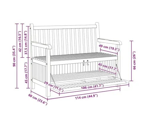 Dārza Krātuves Sols Brūna 228 X 60 X 90 Cm Masīvs Tīkkoks Vidaxl