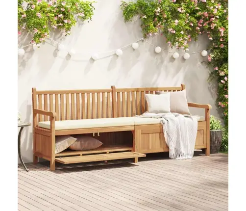 Aia Ladustamispink Pruun 228 X 60 X 90 Cm Tugev Tiikpuu