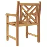 Sodo Kėdės 2 Pcs Ruda 58 X 60 X 90 Cm Tikmedžio Masyvas
