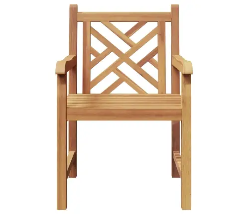 Kėdė 2 Pcs Ruda 60 X 58 X 90 Cm Kieto Teka Medžio