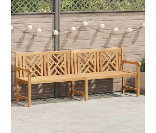 Dārza Sols Brūna 228 X 60 X 90 Cm Masīvs Tīkkoks Vidaxl