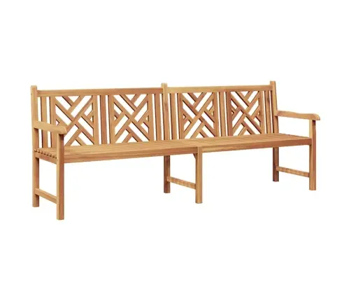 Dārza Sols Brūna 228 X 60 X 90 Cm Masīvs Tīkkoks Vidaxl