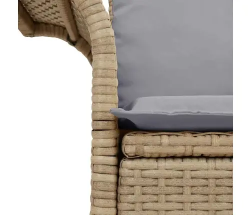 Aia Diivan Padjaga Beež 141 X 62 X 69Cm Polürotang