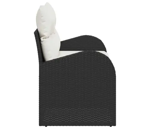 Aia Diivan Must 124 X 62 X 69 Cm Polürotang