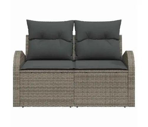 Sodo Sofa Pilka 124 X 62 X 69Cm Poliratanas