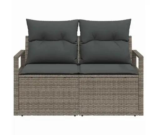 Sodo Sofa Su Pagalve Pilka 120 X 62 X 69Cm Poliratanas