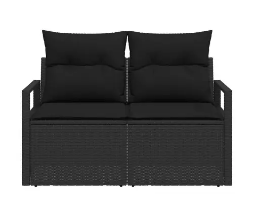 Aia Diivan Must 120 X 62 X 69Cm Polürotang