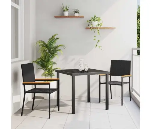 Aiakohandavad Toolid 2 Pcs Must Ja Pruun