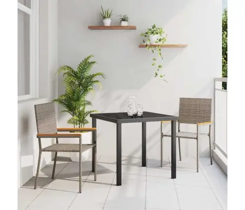 Aiakohandavad Toolid 2 Pcs Hall Ja Pruun