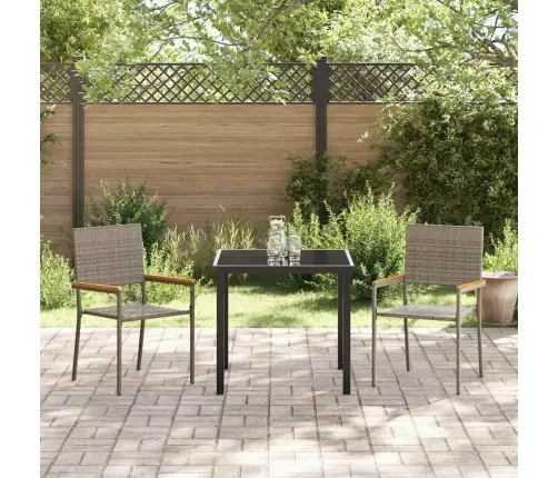 Aiakohandavad Toolid 2 Pcs Hall Ja Pruun