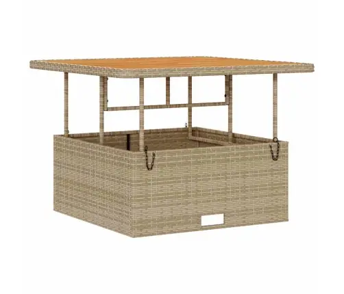 Aia Söögilaudade Komplekt Beež Polürotang